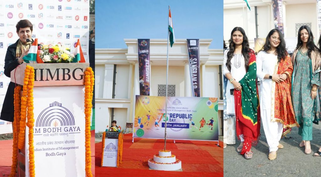 <strong>IIM Bodh Gaya Rings with Patriotism: Celebrates Republic Day with Flag Hoisting and More</strong>